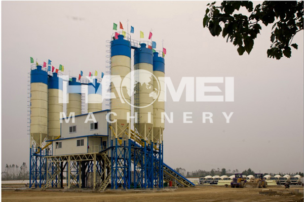 HZS90 Concrete Batching Plant