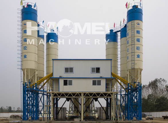 HZS120 Concrete Batching Plant