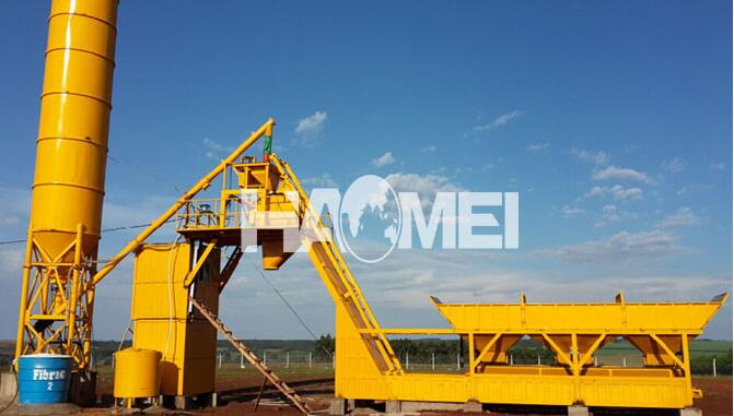 Mobile Concrete Mixing Batch Plant