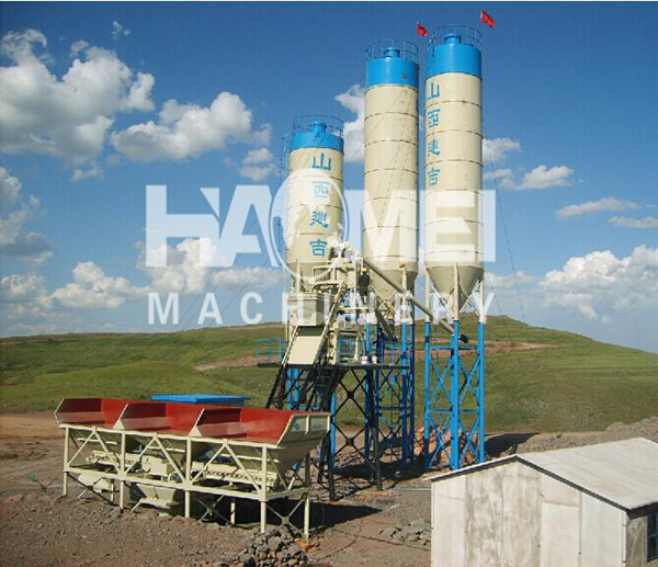 50m3/h Concrete Mix Plant HZS50