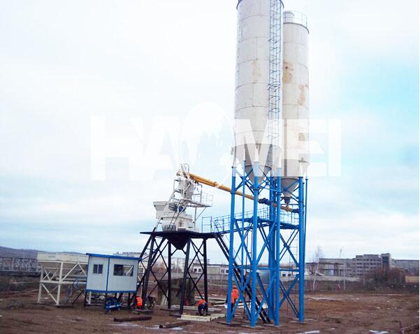 China HZS35 Concrete Mixing Plant