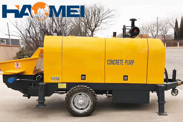 mini trailer concrete pump for sale