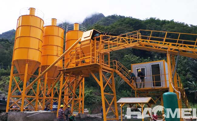 Modular concrete batch plant producer 