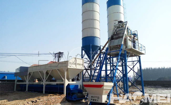 compact concrete batching plant