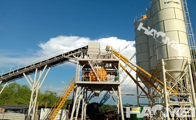 wet type batching plant