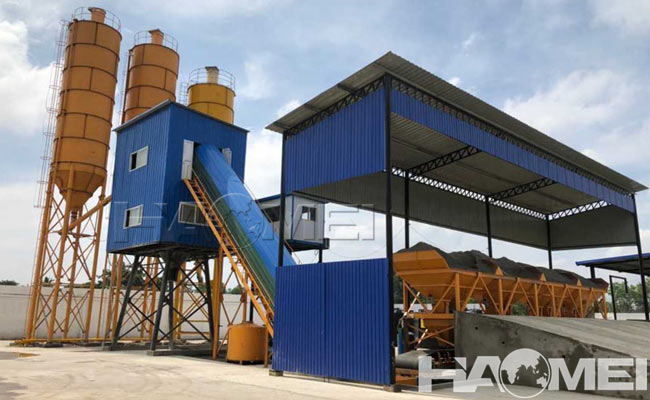 stationary concrete batching plant for sale