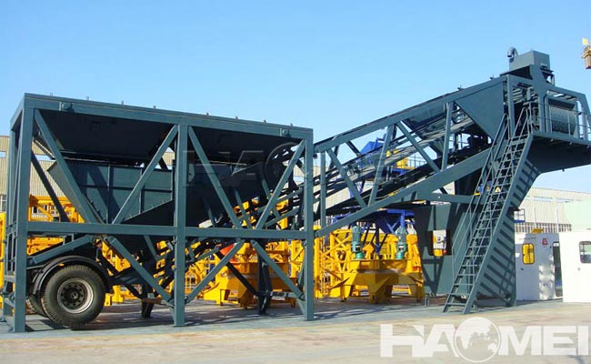 Portable concrete batch plant for sale