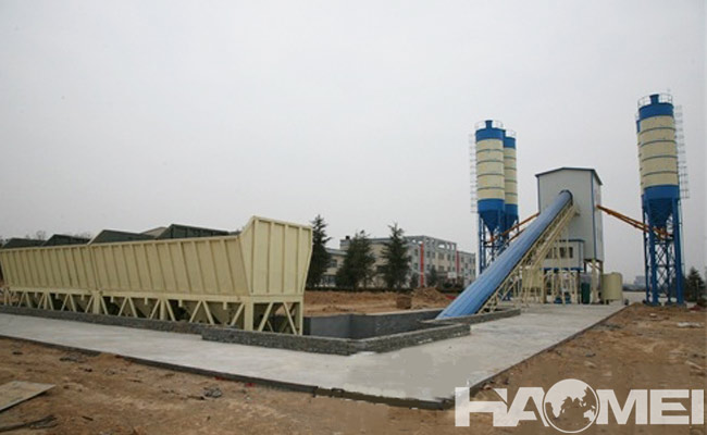 concrete batching plant working process