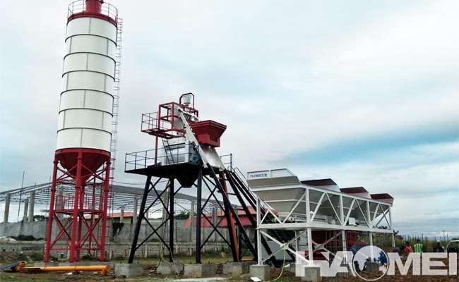 mini mix concrete plant for sale