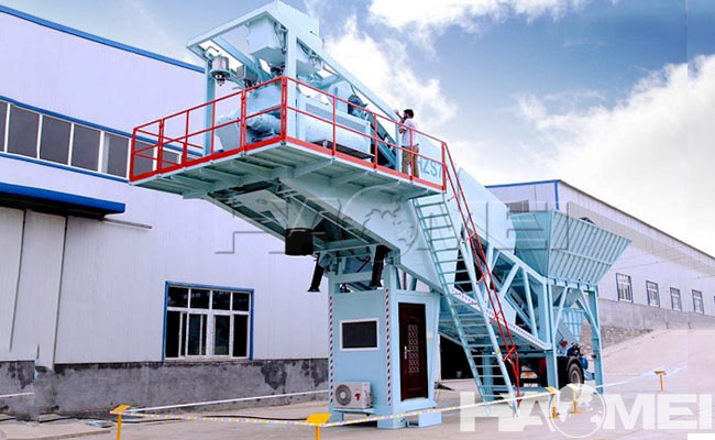 portable concrete batching plant