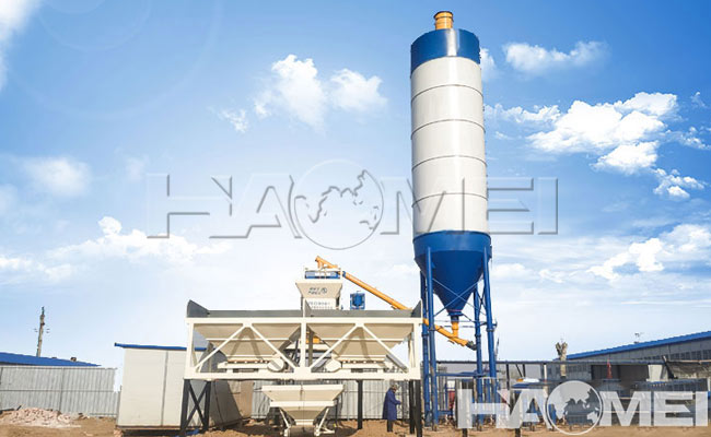 small concrete batching plant capacity