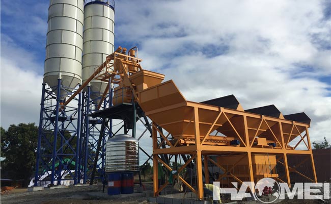 small capacity concrete batching plant