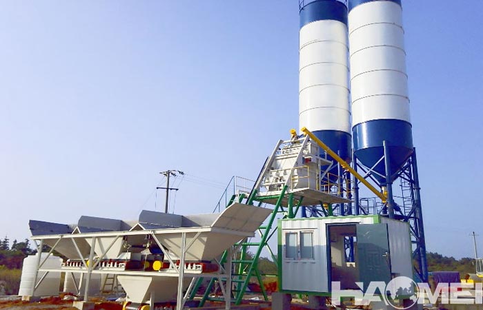concrete batch mix plant