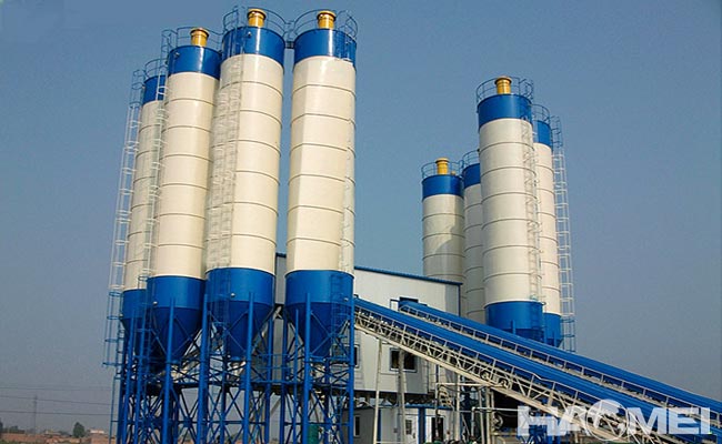 fixed concrete batch plant