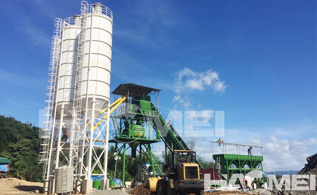 how to operate concrete batching plant