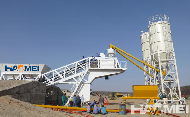 small mobile concrete batch plant