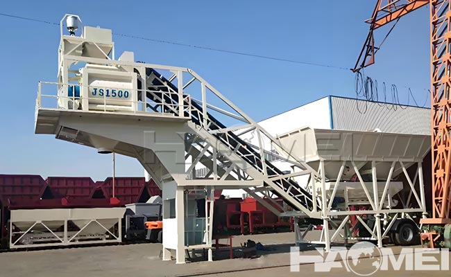 china mobile concrete batching plant