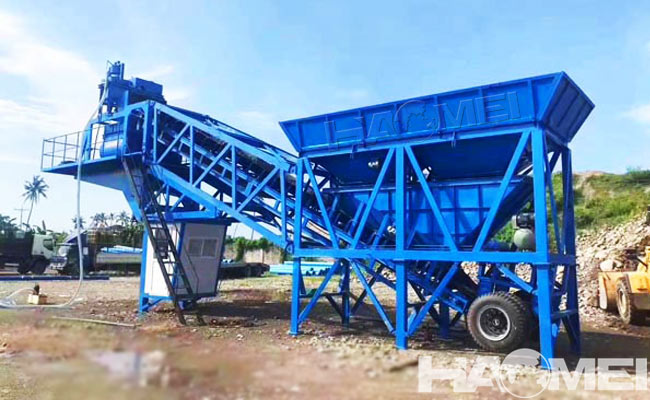 how does a mobile concrete plant work